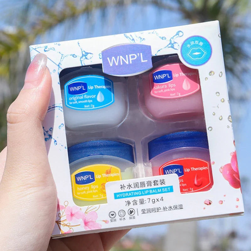 4-Pack Fruit Flavored Lip Mask – Moisturizing All Skin Types