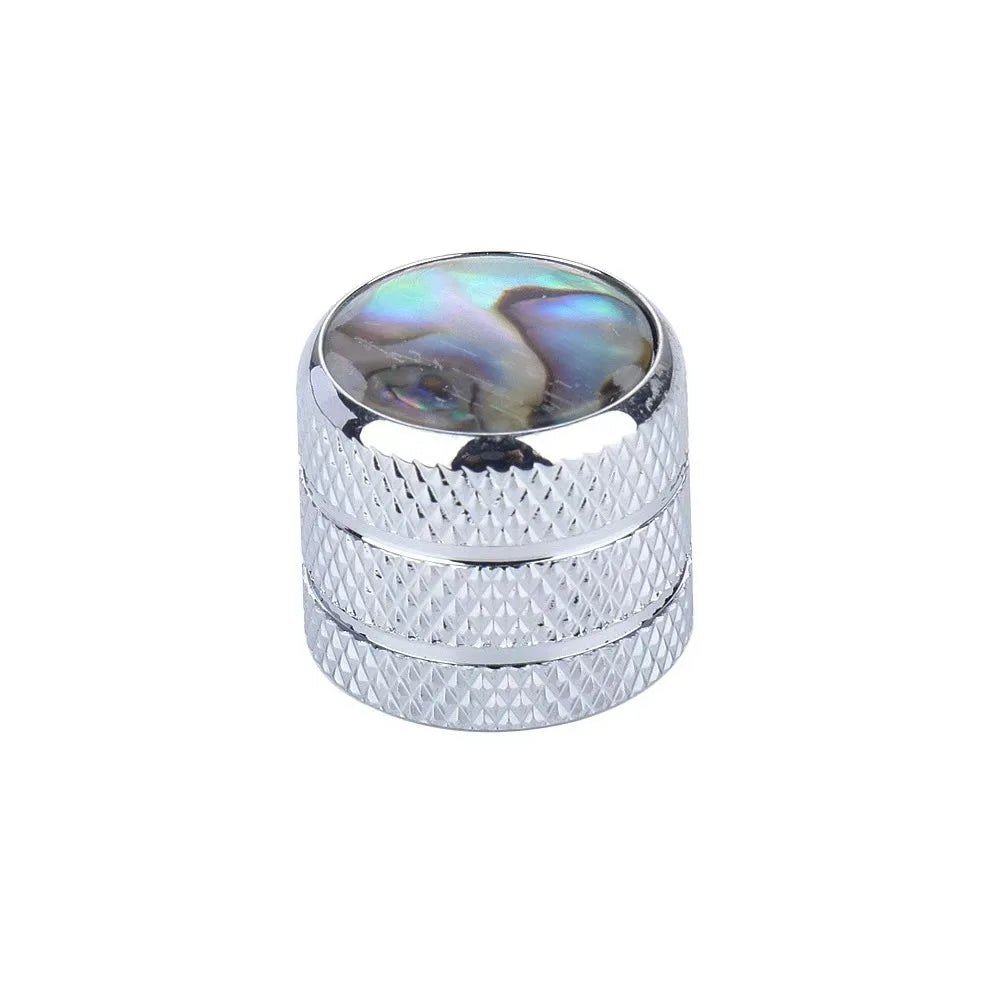High-grade Scribed Inlaid Abalone Shell Volume Tone Button ST TL