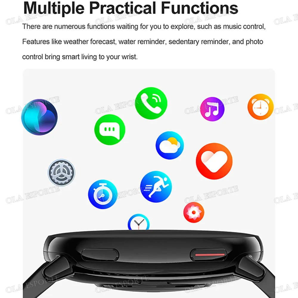 For Amazfit Active 2 GPS Smart Watch Men Women Ai GPT Amoled Waterproof Sport SmartWatch Compass NFC BT Call Watches for Peaceful Pleasures Health and Wellness