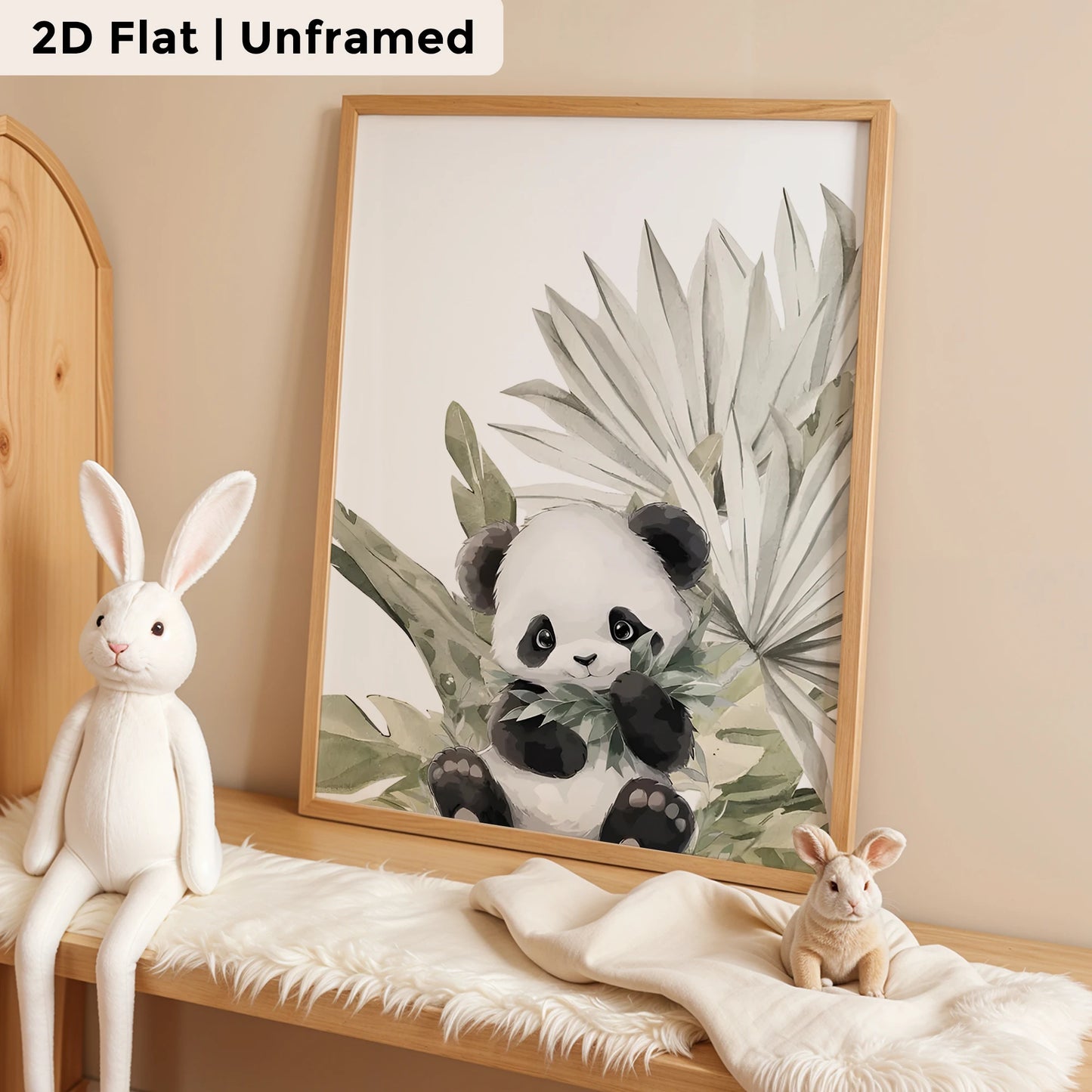 3-Piece Cartoon Animal Canvas Wall Art | Kids Room Decor