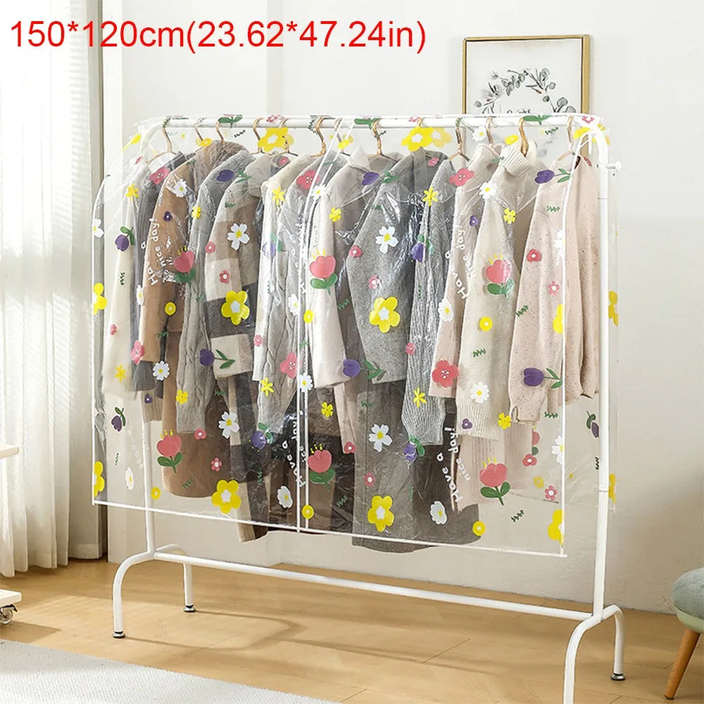 Waterproof Clothes Dust Cover | Hanging Closet Organizer Bags