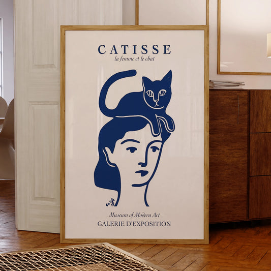Matisse Woman With Cat Canvas Wall Art Print | Home Decor Canvas Wall Art Peaceful Pleasures Health and Wellness