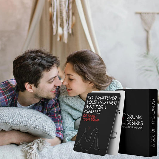 Drunk Couples Desires Card Game Interactive Card Party Board Card for Birthday Gifts New Year's Gifts Peaceful Pleasures Health and Wellness