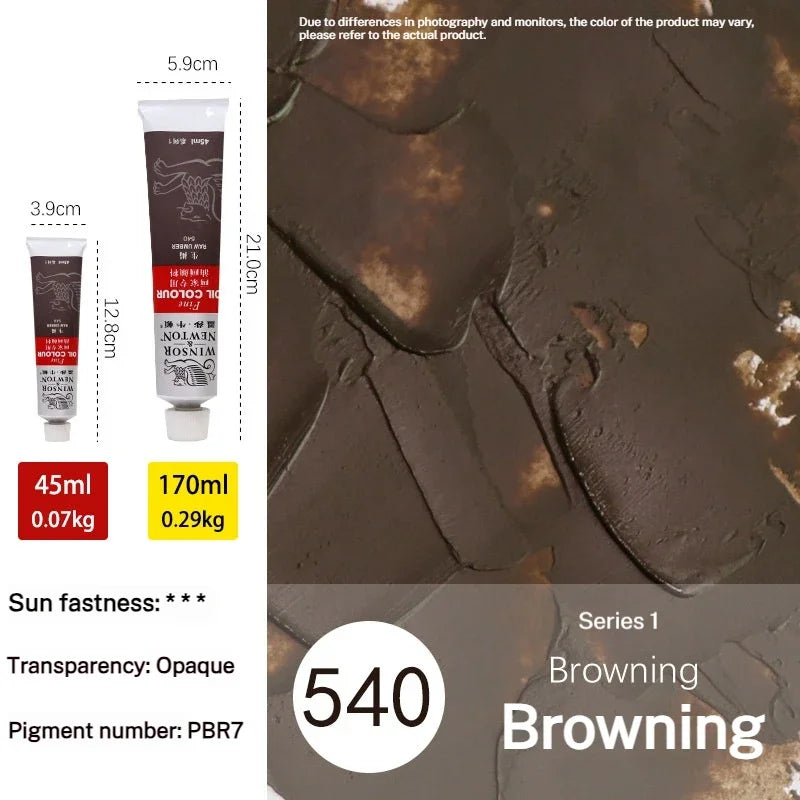 Bview Art Oil Painting Pigment Tube Acrylic Paint Artist Drawing