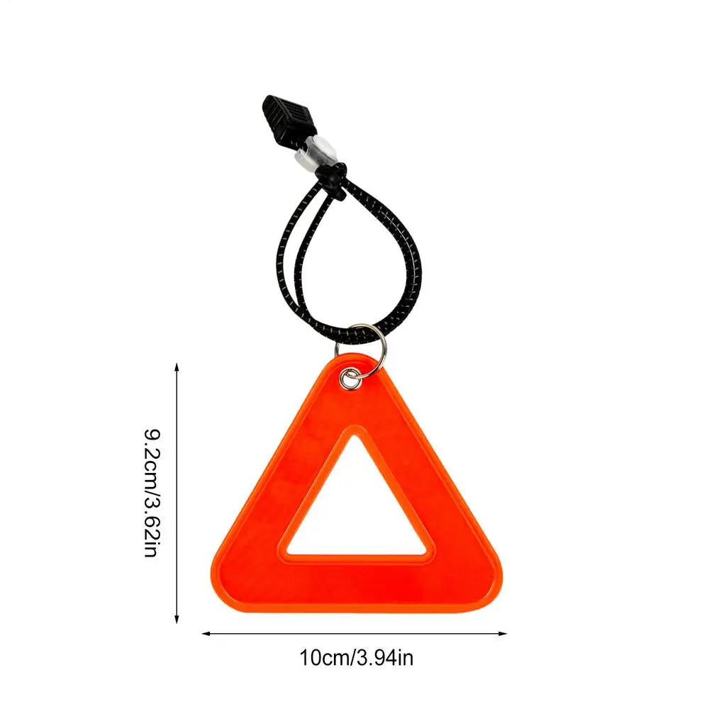 Triangle Reflective Pendants High Visibility Safety Reflector Bike Gear for Night Running Hiking Camping Outdoor Commuting Peaceful Pleasures Health and Wellness 02