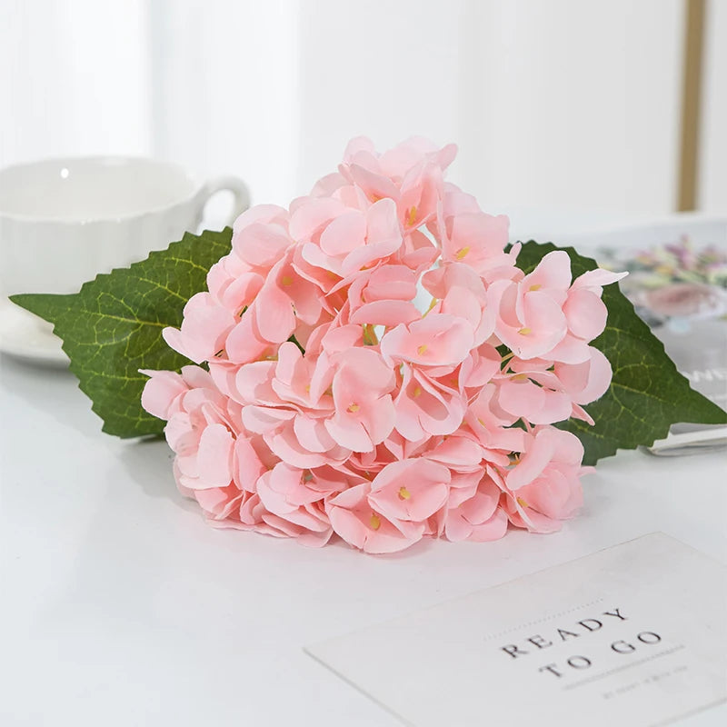 Silk Hydrangea Artificial Flowers | Wedding Bridal Bouquet Decor