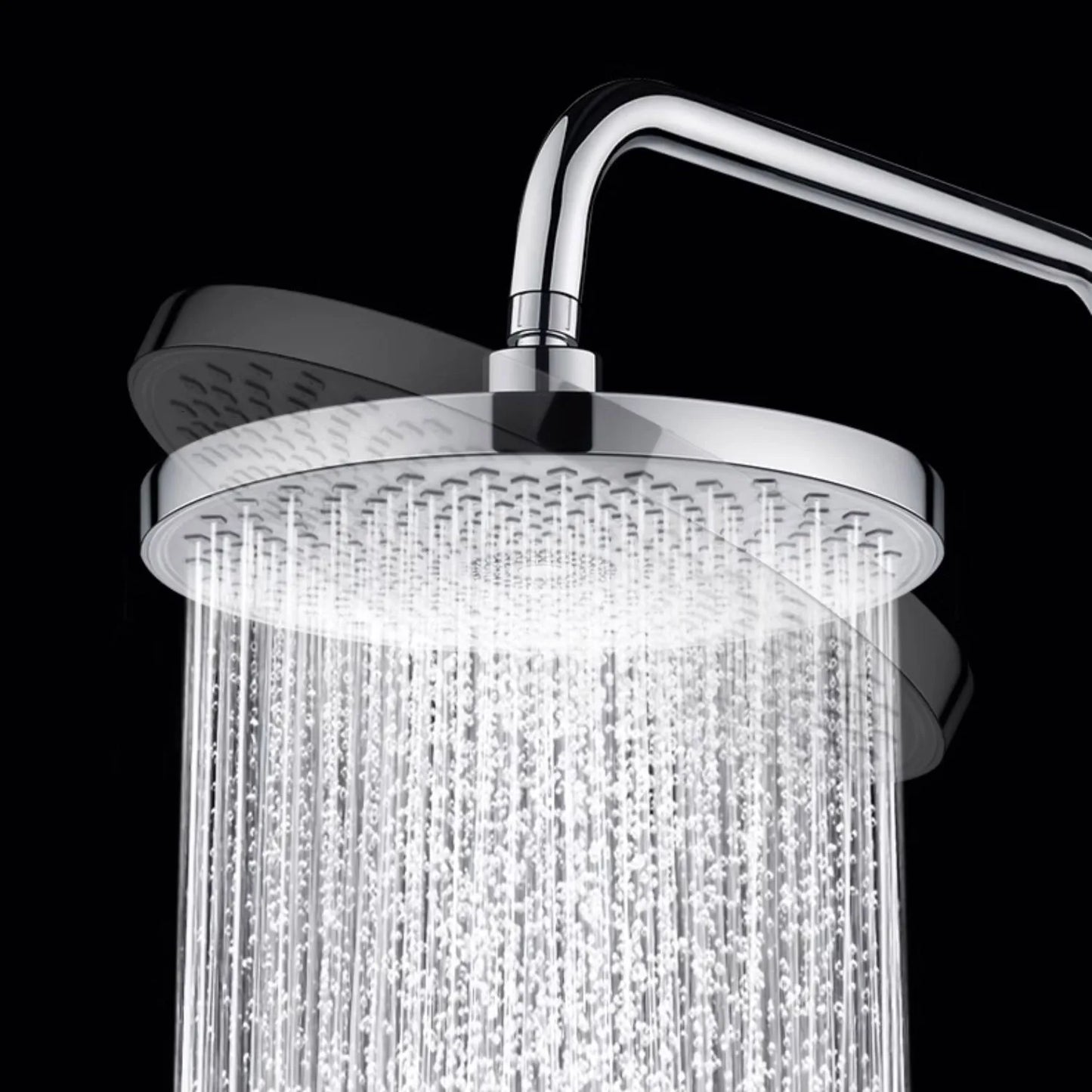 Large Round Rainfall Shower Head – Full Body Spray Booster