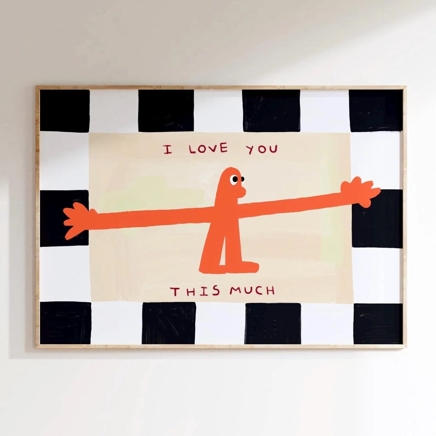 I Love You This Much Canvas Print | Nursery & Home Wall Art Canvas Wall Print Peaceful Pleasures Health and Wellness WS11121 40x50cm Unframed
