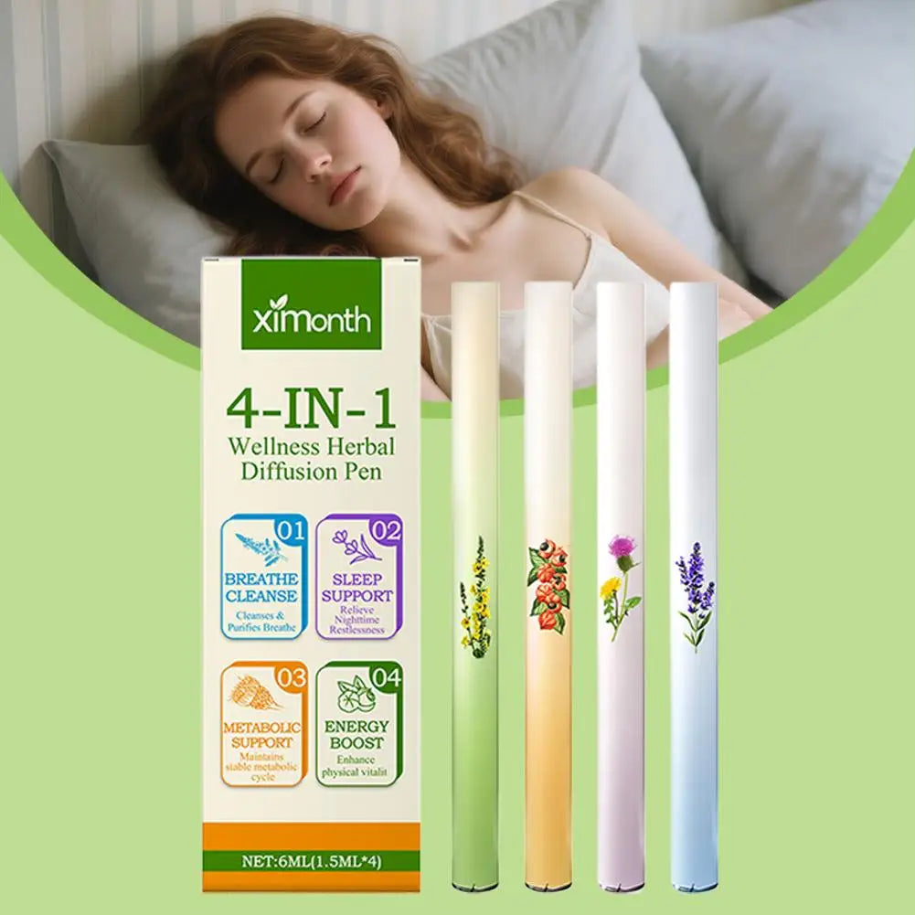 Herbal Energy Diffuser for Clear Breathing Support Peaceful Pleasures Health and Wellness