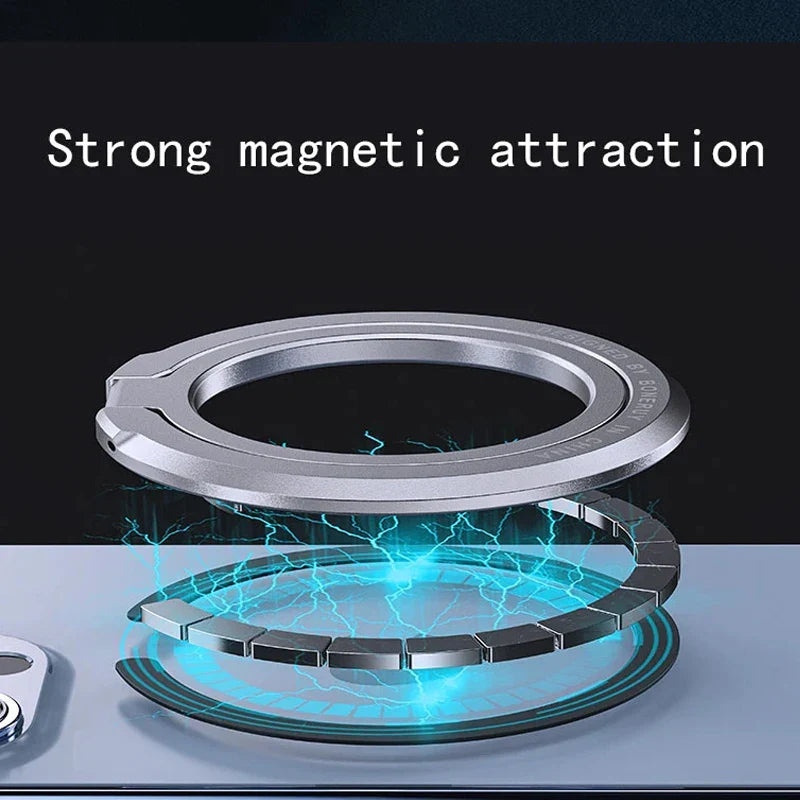 Magnetic Finger Ring Holder & Stand for MagSafe iPhone
