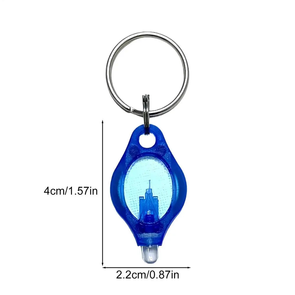 Mini LED UV Keychain Light | Portable Detector for Bags & Keys