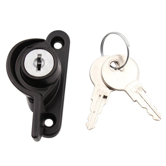 Sliding Window Door Lock with Key Special Safety Design Zinc Alloy Lock Durable Practical Sliding Window Door Lock Peaceful Pleasures Health and Wellness