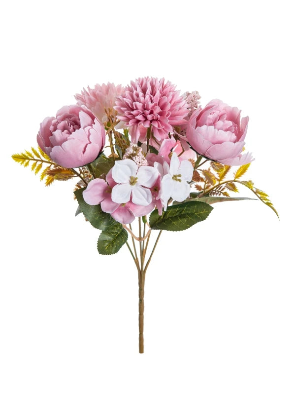 Silk Artificial Ball Chrysanthemum Rose Flowers | Wedding & Home Décor