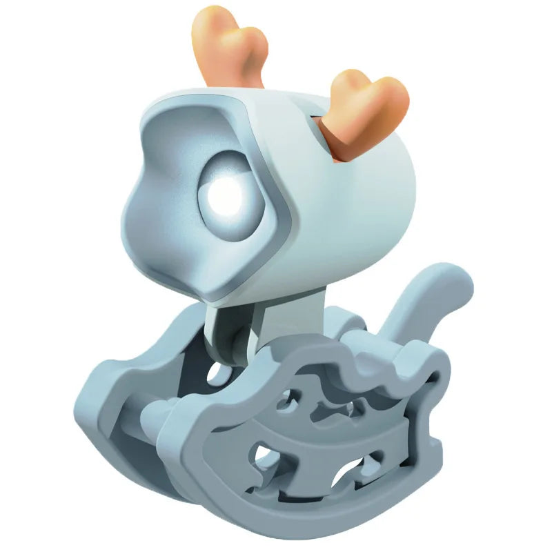LED Mini Folding Animal Night Light – Dog & Deer Desk Lamp