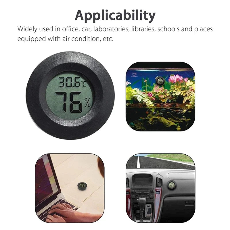 Digital Indoor Thermometer Hygrometer | LCD Temp & Humidity Sensor