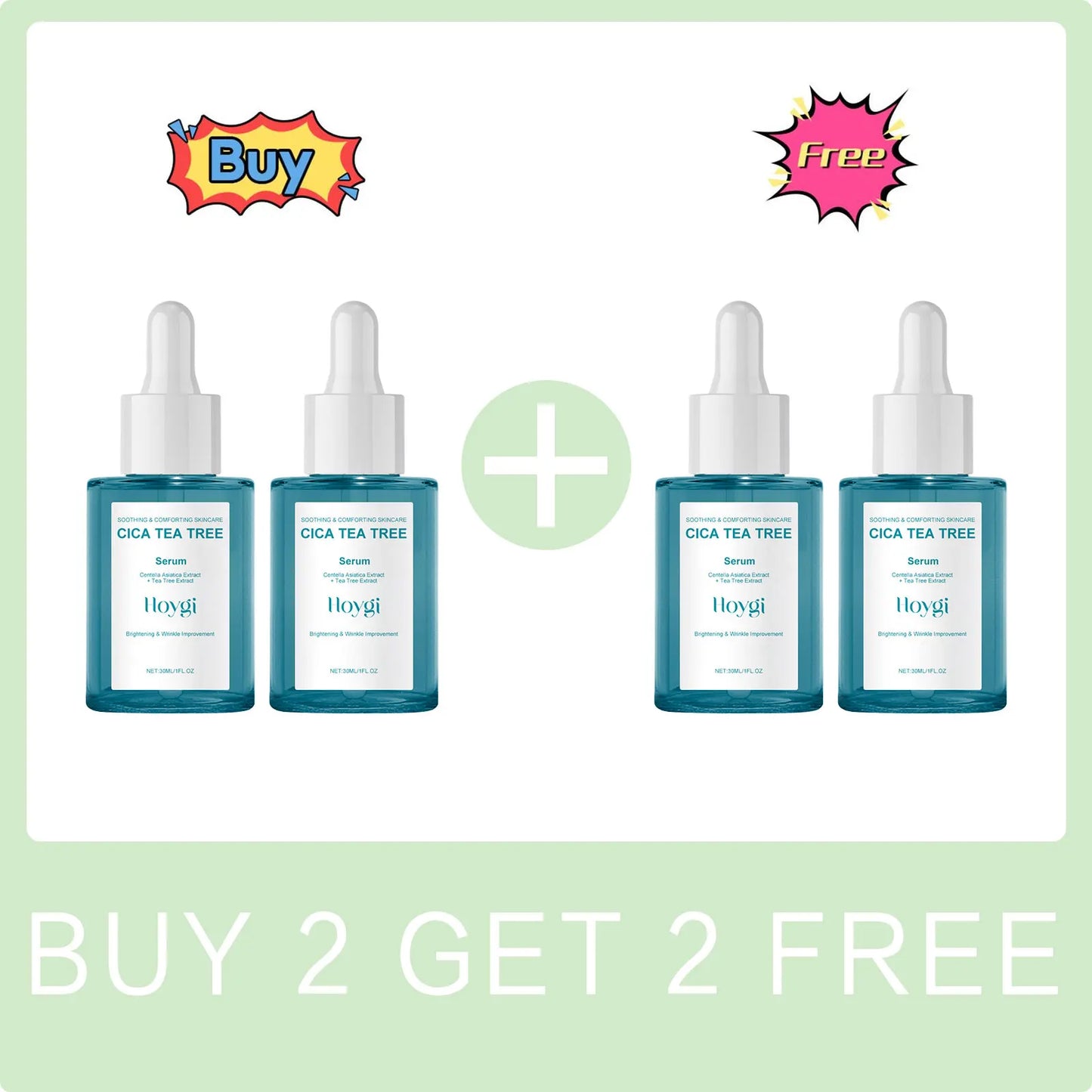 Centella Asiatica Serum Soothing Calming Repair Sensitive Skin Dryness Improve Rosacea Shrink Pores Moisturizing Facial Essence Peaceful Pleasures Health and Wellness Buy 2 Get 2 Free