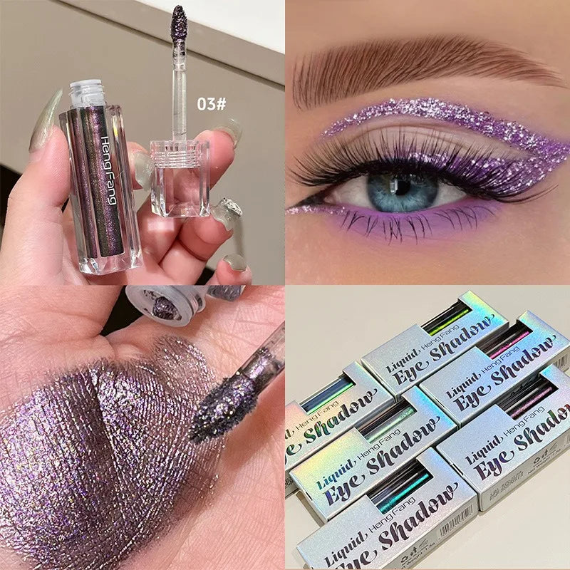 Metallic Chameleon Liquid Eyeliner – Waterproof, Long-Lasting