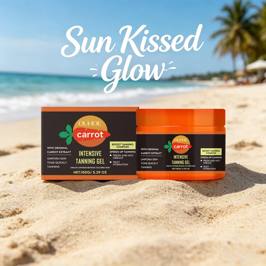 Carrot Tanning Gel | Bronze Glow Self Tanner for Face & Body Self Tanner Gel Peaceful Pleasures Health and Wellness