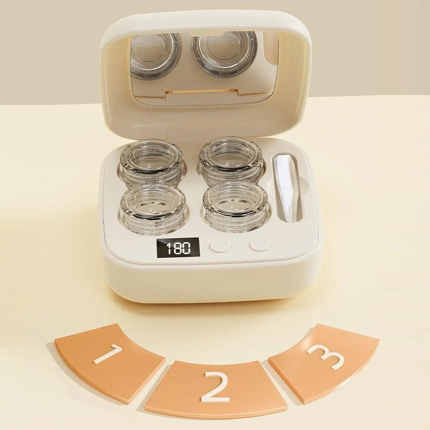 Portable Ultrasonic Contact Lens Cleaner | 360° Deep Clean