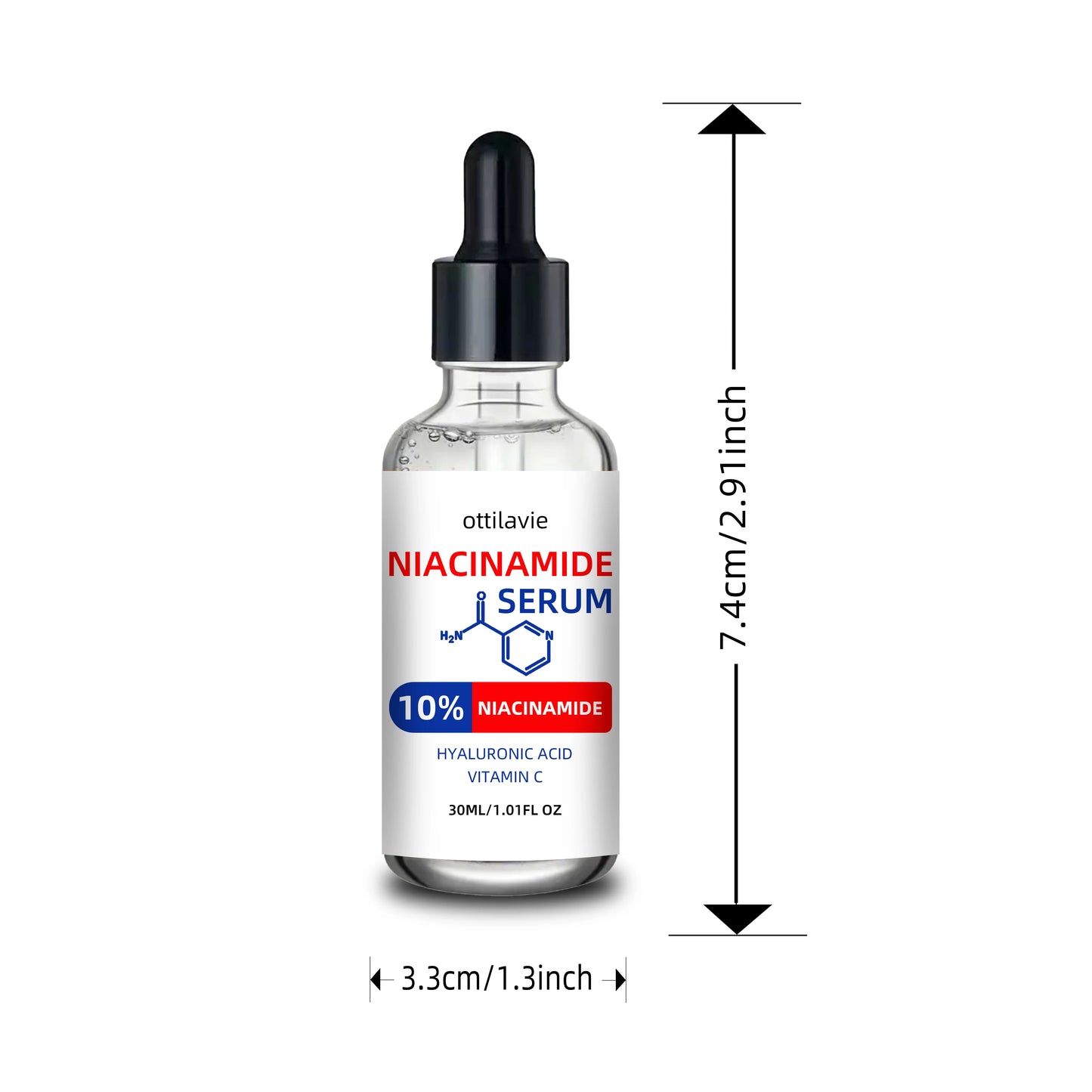 Ottilavie 10% Niacinamide Face Serum – Brightening, All Skin