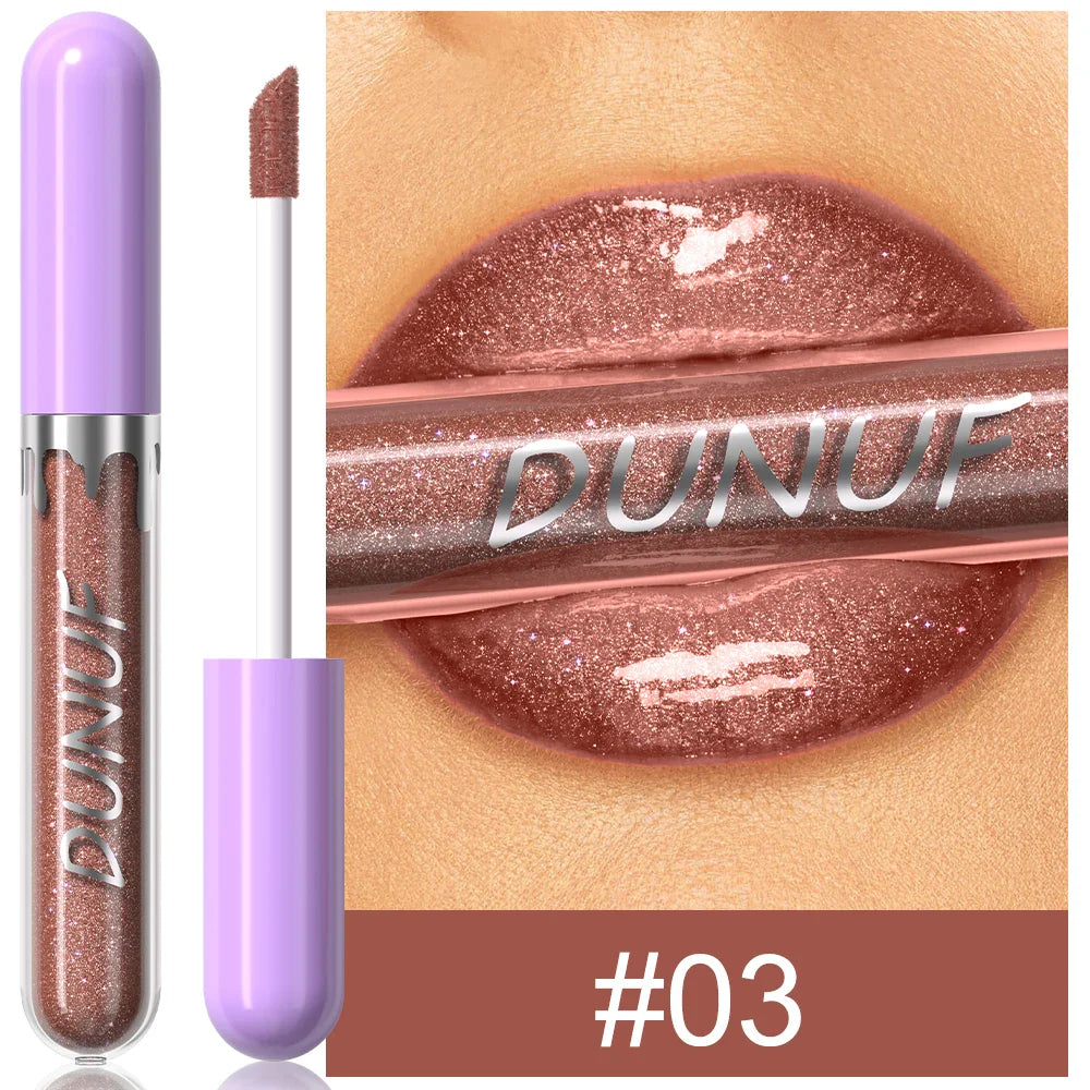 DUNUF Pearl Lip Gloss – Moisturizing, Waterproof & Long-Lasting