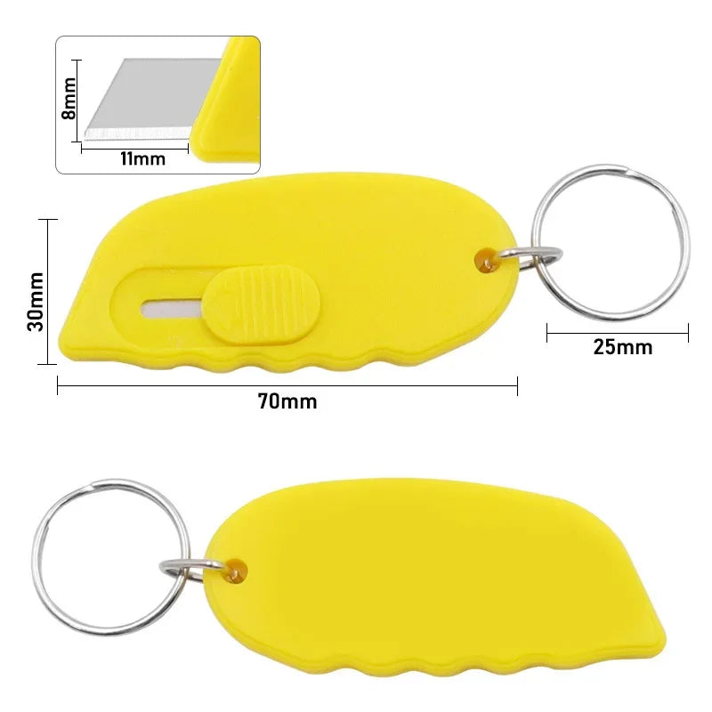 Mini Keychain Utility Knife – Portable Art Cutter & Box Opener