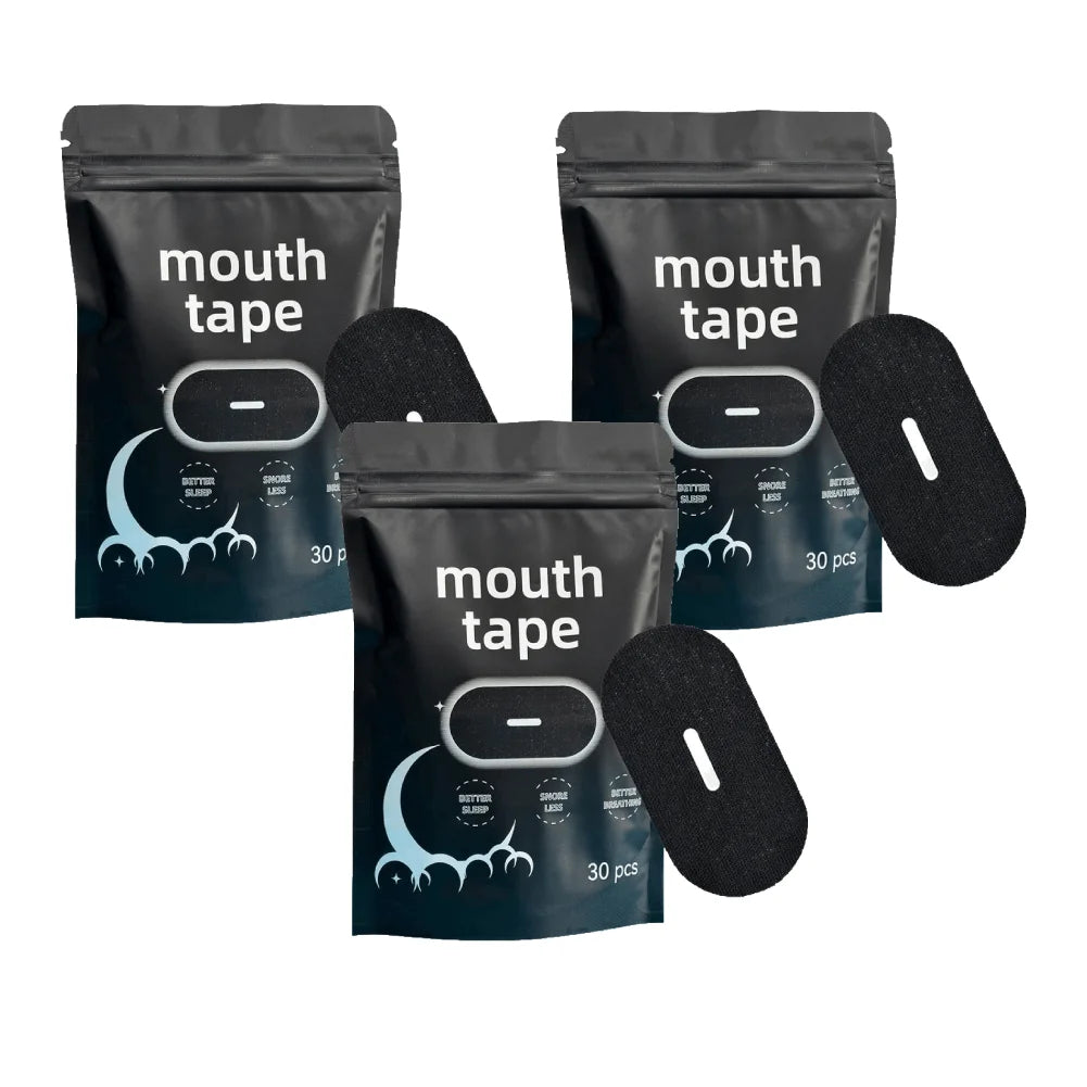 Anti-Snoring Mouth Tape Sleep Strips – 30 Pcs Breathable & Gentle Sleep & Snoring Aids Peaceful Pleasures Health and Wellness C