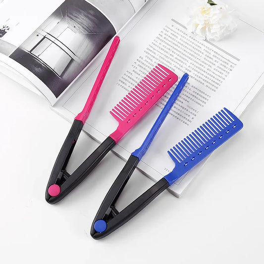 V-Shape Wood Comb for Hair Straightening & Styling Hair Styling Comb Peaceful Pleasures Health and Wellness