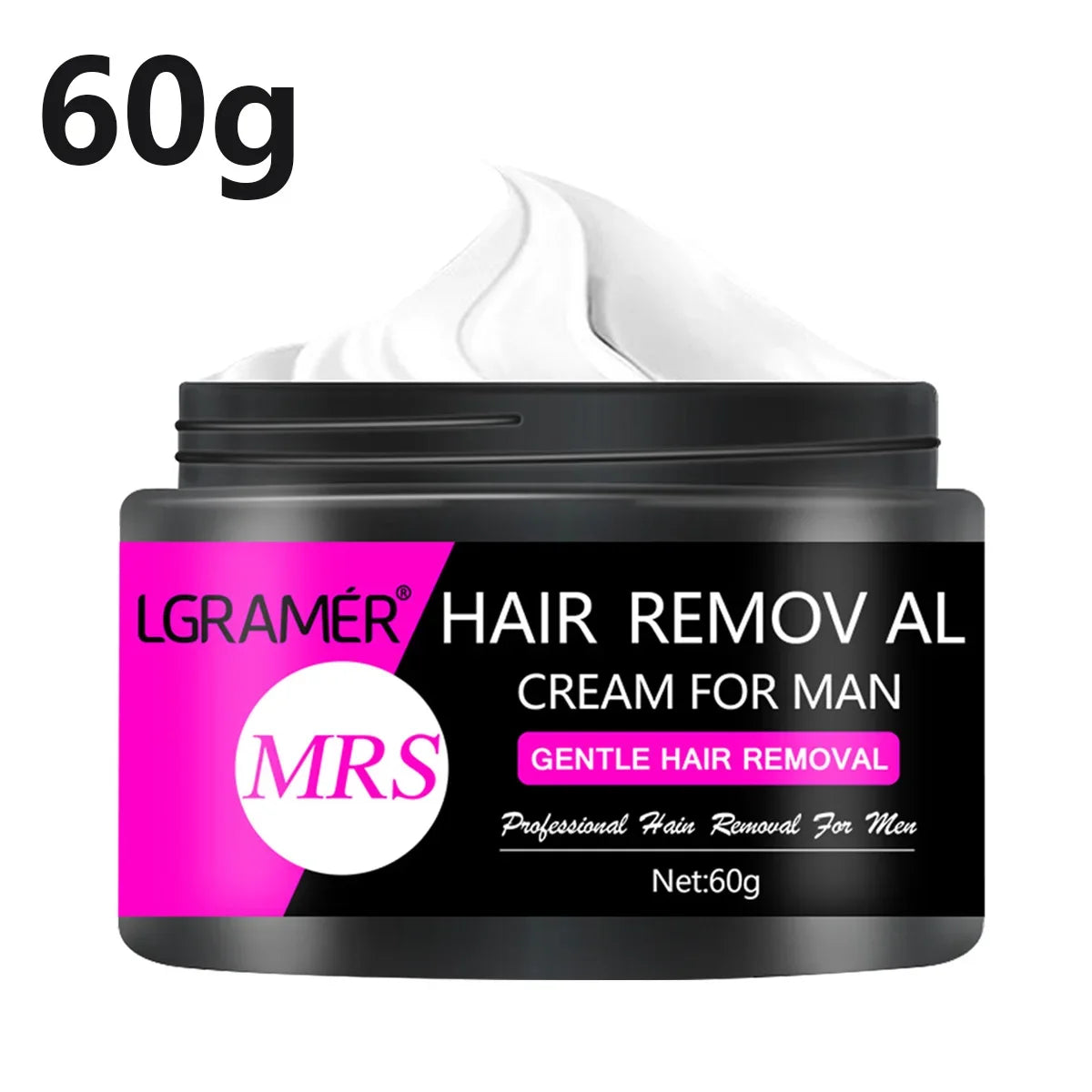 LGRAMER Painless Hair Removal Cream for Women – 60g