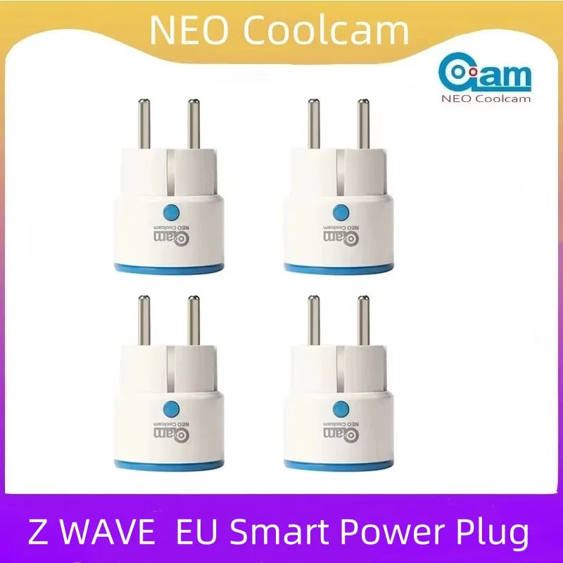 Timethinke Coolcam Z WAVE PLUS EU Plug Smart Power Socket Home Automation Alarm Smart Home System ZWave 868.4MHz Video Frequency Peaceful Pleasures Health and Wellness