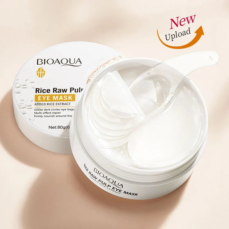 BIOAQUA White Rice Collagen Eye Mask 60pcs – Dark Circles