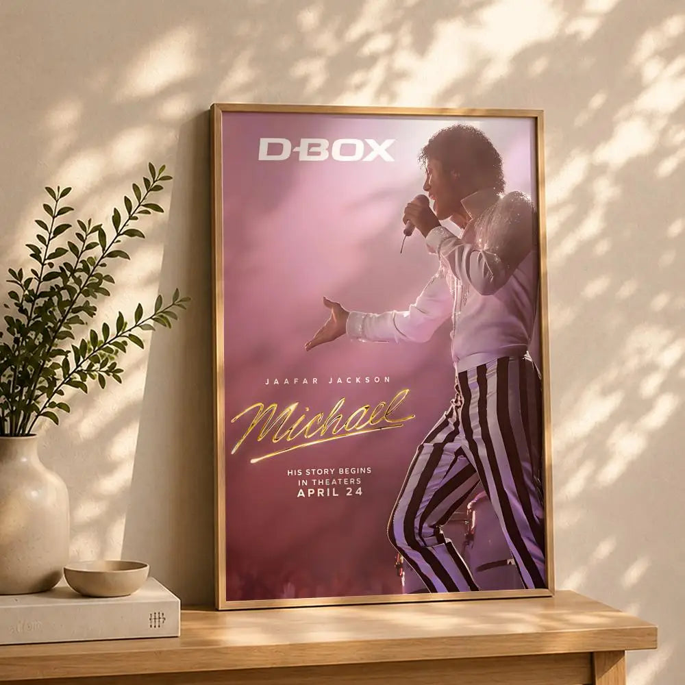 Movie-Michael Poster HD Self Adhesive Waterproof Wall Art Ideal for Home Office Dorm Bedroom Great Gift Peaceful Pleasures Health and Wellness
