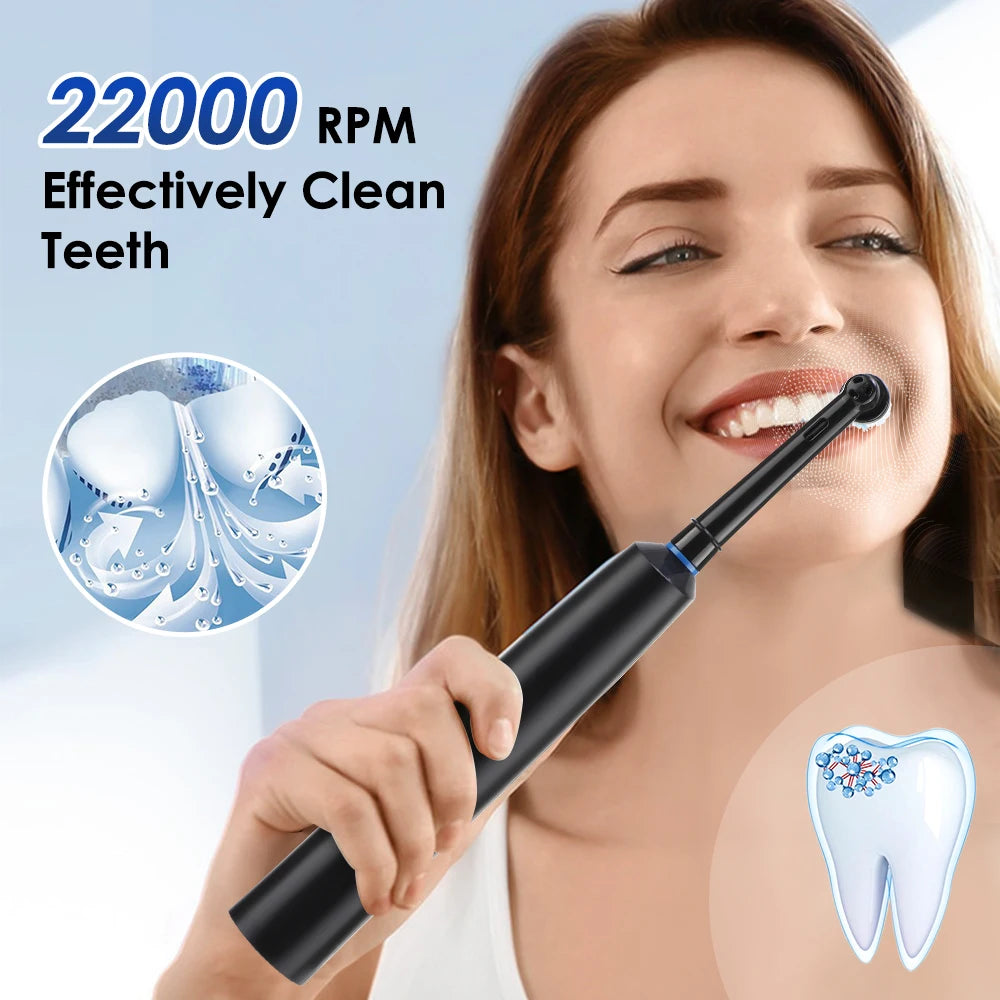 Electric Toothbrush Rotary Rechargeable Teeth Cleaner for Adults Soft Bristles Rotating Round Brush Heads Smart Timer Toothbrush Peaceful Pleasures Health and Wellness