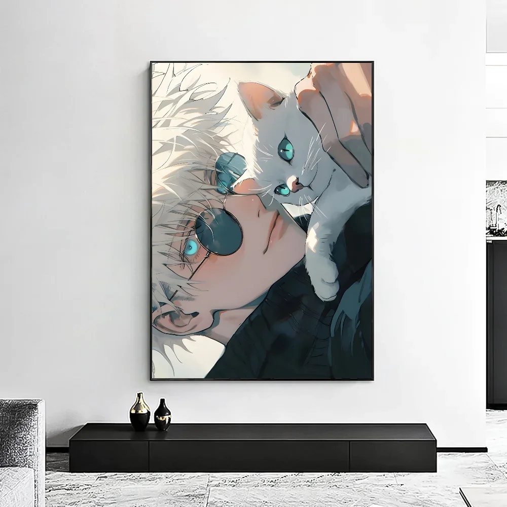 Satoru Gojo Canvas Wall Art | Jujutsu Kaisen Anime Poster