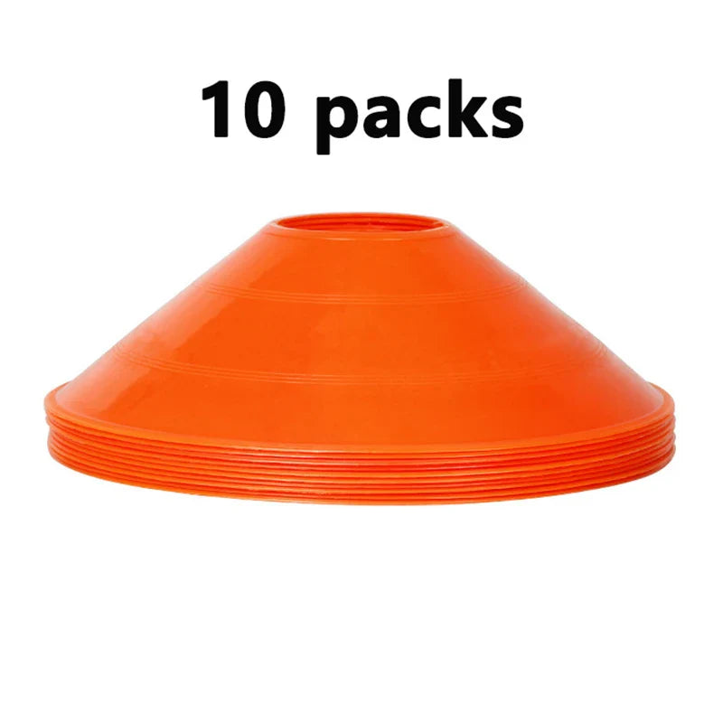 10-Pack Mini Soccer Agility Marker Discs | Training Cones