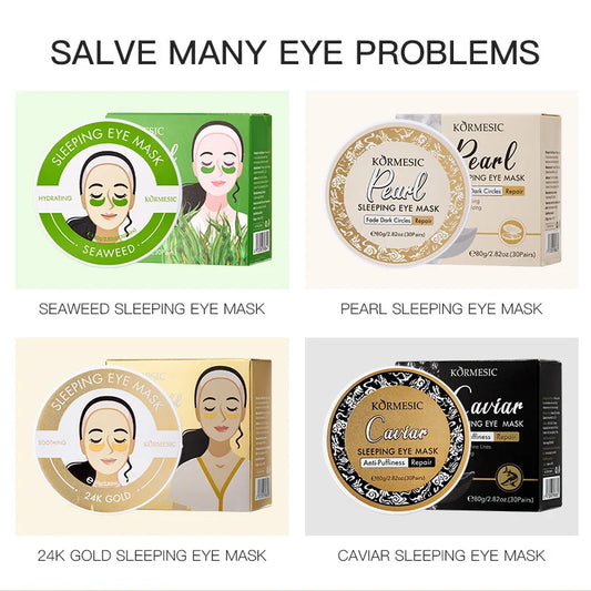 Crystal Collagen Eye Mask 60pcs – Dark Circles & Puffiness Collagen Eye Mask Peaceful Pleasures Health and Wellness