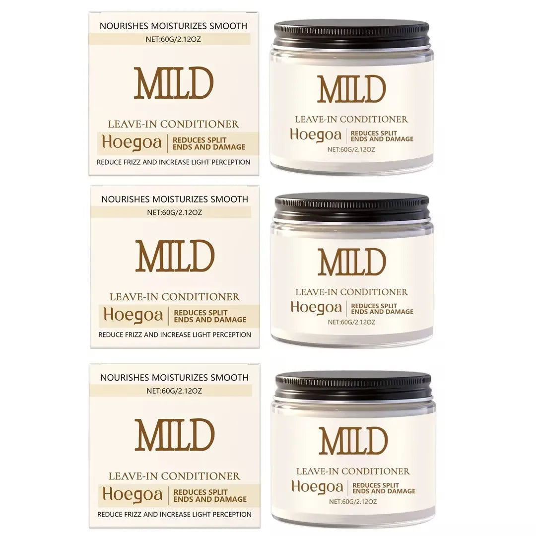 HOEGOA Leave-In Hair Cream – Anti-Frizz Moisturizer 60g