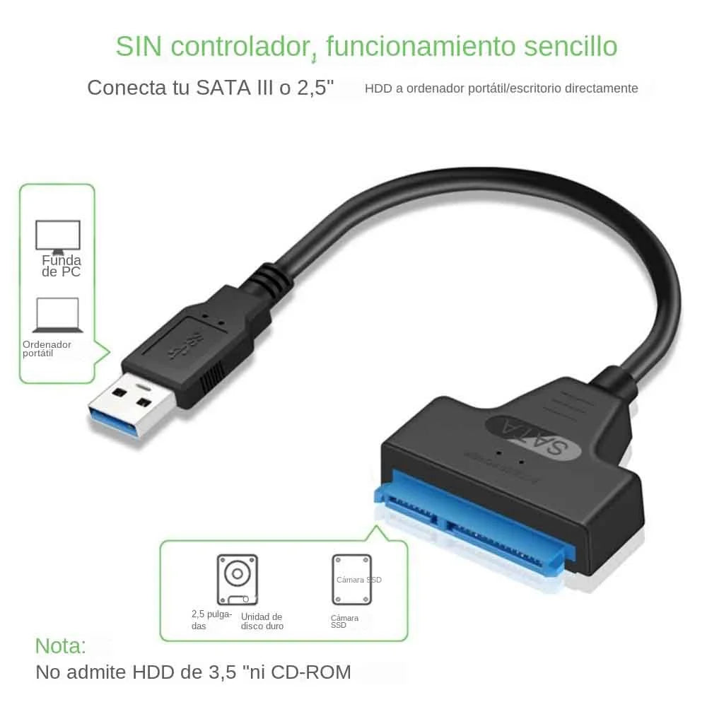 USB 3.0 to SATA III Adapter Cable | 2.5" HDD & SSD 6Gbps