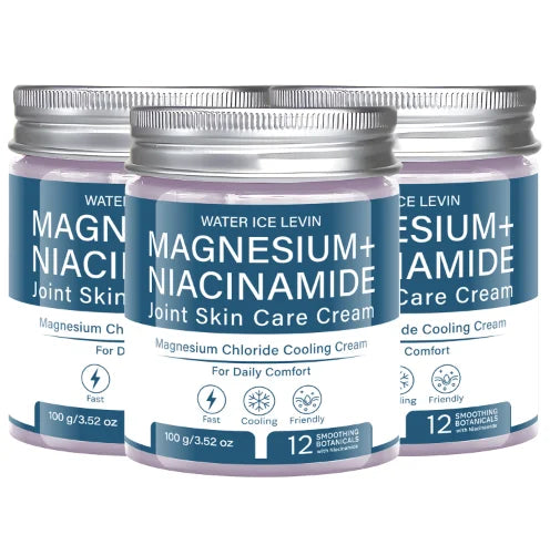 Magnesium Chloride Cooling Cream | Niacinamide & Bee Venom Cooling Body Cream Peaceful Pleasures Health and Wellness WHITE 100g