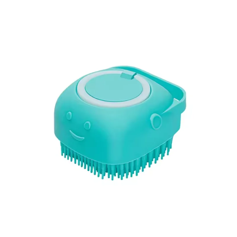 New Bath Massage Brush Bathroom Multifunctional Puppy Big Dog Cat Soft Safety Silicone Pet Accessories for Dogs Cats Tools Peaceful Pleasures Health and Wellness 1pc