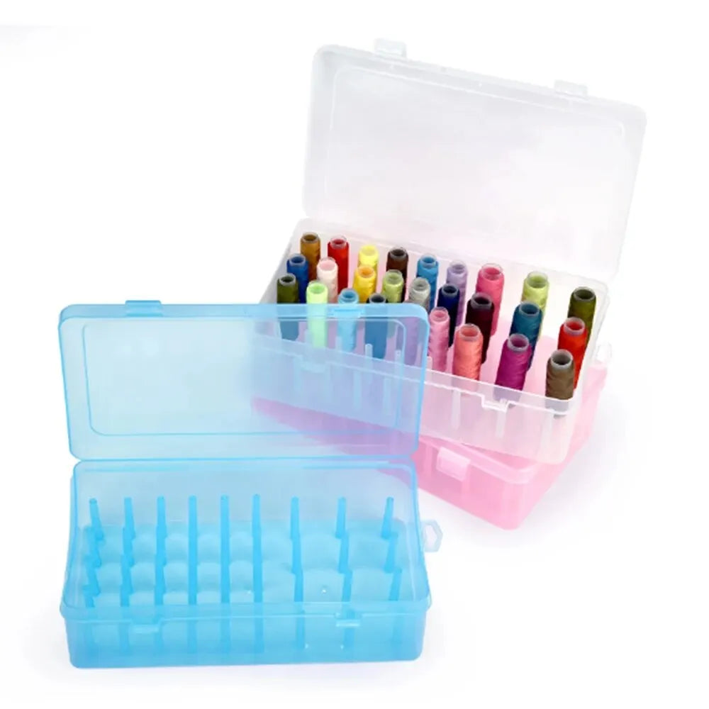 42 Axis Transparent Needle And Thread Box Household Multi-Functional Storage Set - Sorting Thread Box with Clear View Peaceful Pleasures Health and Wellness