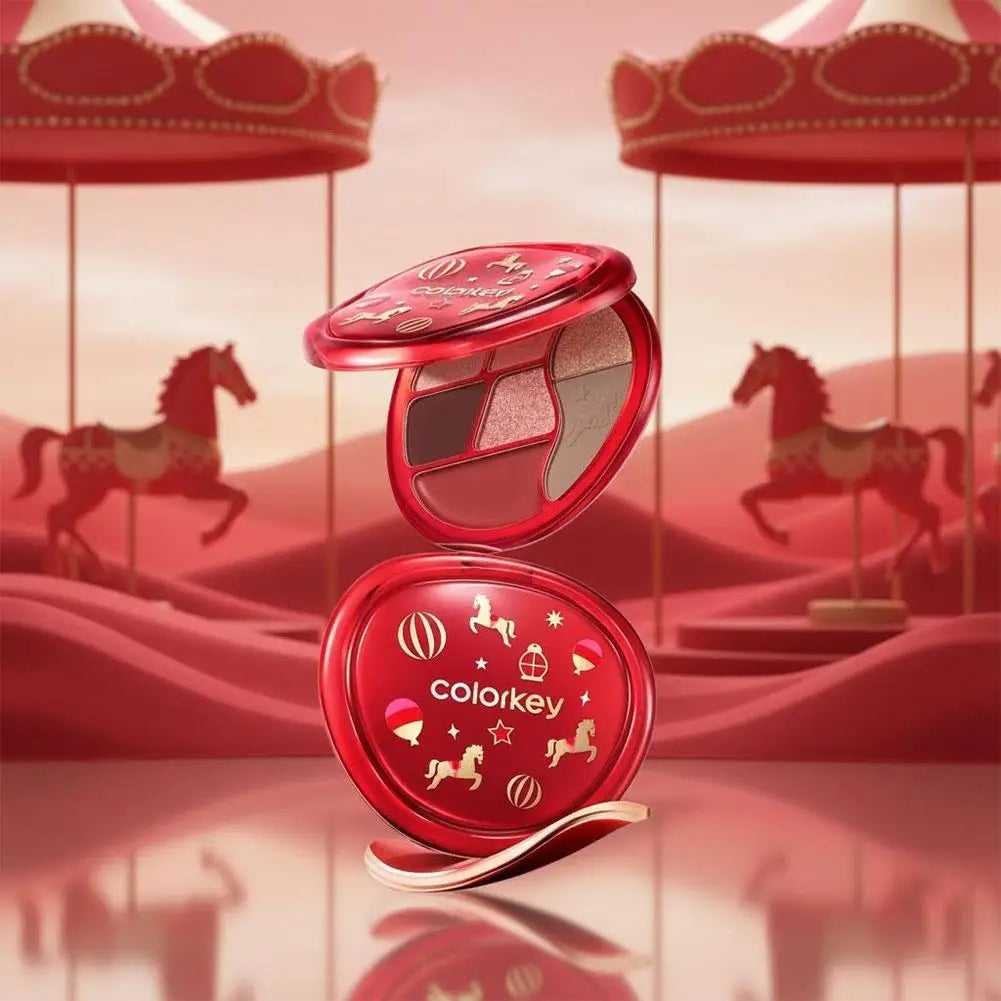 COLORKEY Year of the Horse Lip Glaze & Eyeshadow Gift Set