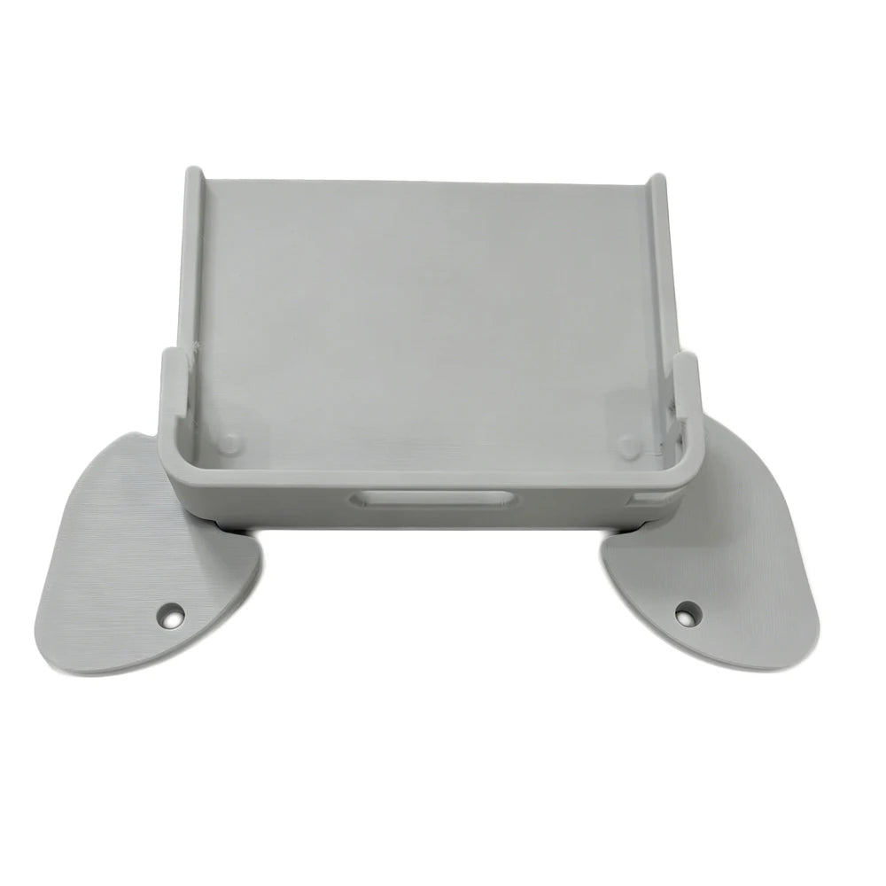 3D Printed Grip For Anbernic RG Rotate Hideaway Design Converts To For J-Con Mount Ergonomic Full Button Access No Speaker Block Peaceful Pleasures Health and Wellness gray grip case