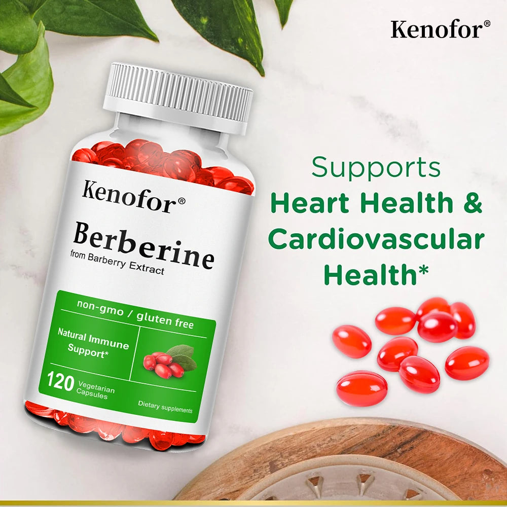 Premium Berberine Supplement Capsules - Supports Immune System Healthy Food Antioxidant,NON-GMO Peaceful Pleasures Health and Wellness
