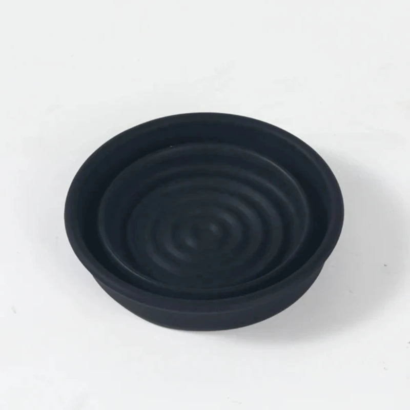 Yaqi Collapsible Portable Silicone Travel Shaving Bowl Black Green White Blue Gray Color Mens Cleaning Face Shaving Bowl New Peaceful Pleasures Health and Wellness