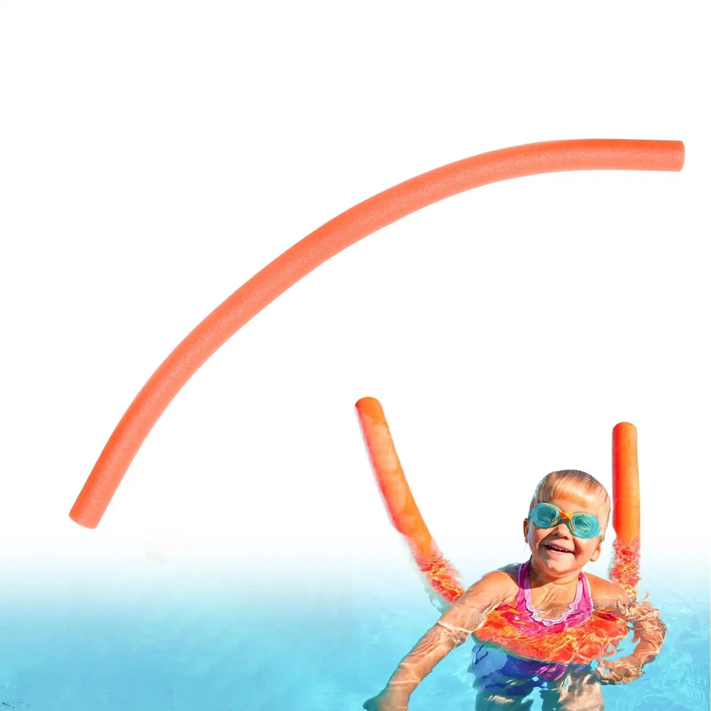 Swim Noodles Floating Swimming Stick Pearl cotton swimming stick Sports Exercise Aid Buoyancy Stick Pool Accessory for Kid Adult Peaceful Pleasures Health and Wellness