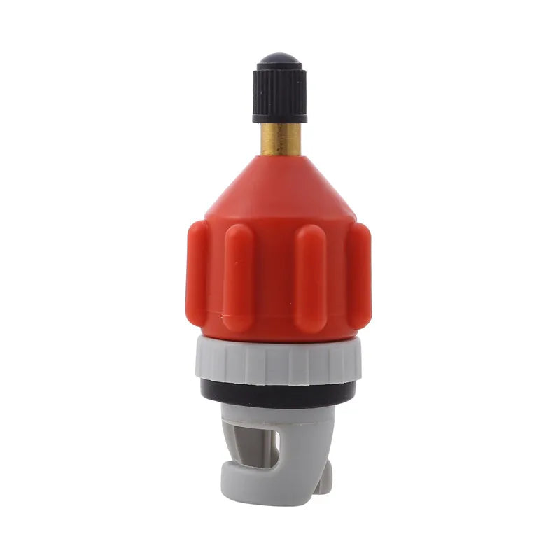 Universal Air Pump Adapter Durable Nylon Valve Connector for Inflatable Kayak Boat SUP Pool Toy Air Mattress Peaceful Pleasures Health and Wellness Orange