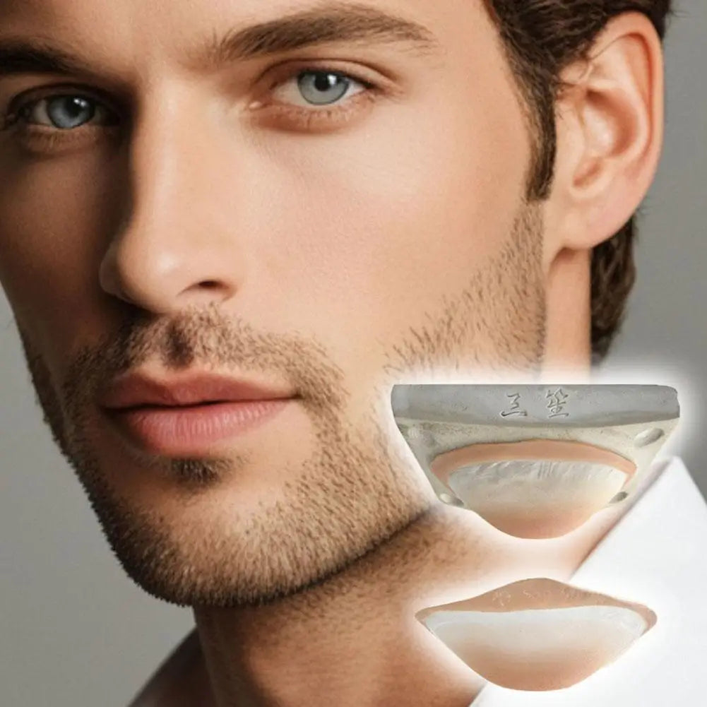 1Pc Realistic Silicone Fake Nose & Chin Prosthetic,Reusable Skin-Friendly3D Fake Nose Special Effects Makeup Tools for Cosplay Peaceful Pleasures Health and Wellness