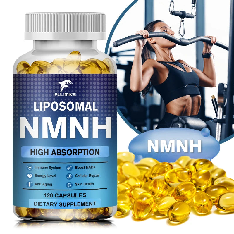 Fulimiks NMNH Supplement Capsules, with Resveratrol, PQQ, Support Immune, Vitality, Cellular Repair Peaceful Pleasures Health and Wellness