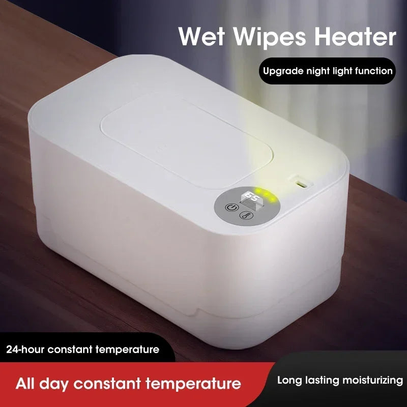 Portable Baby Wipe Warmer 2-in-1 Heated Towel Dispenser with LED Display Heating Box for Home Car Travel Accessories Peaceful Pleasures Health and Wellness